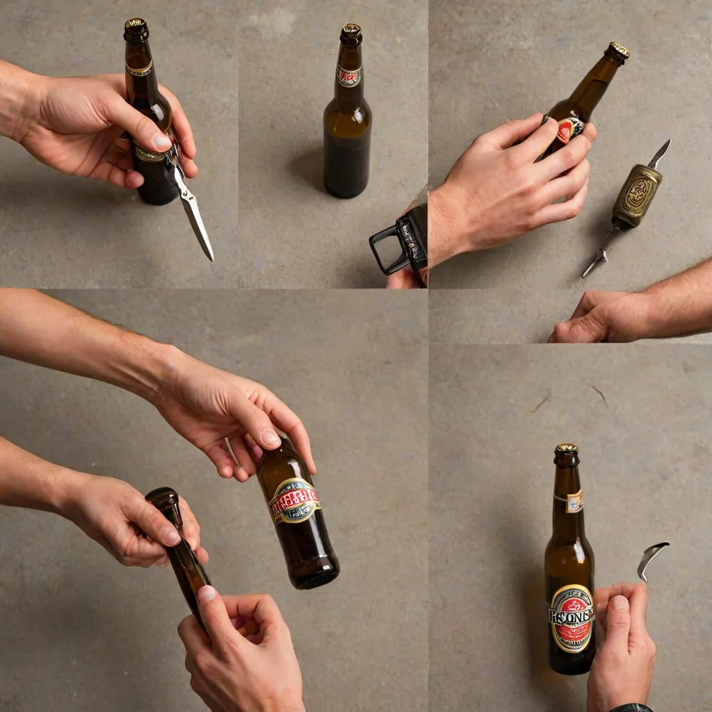 Jak otworzyć piwo bez otwieracza – pomysłowe techniki