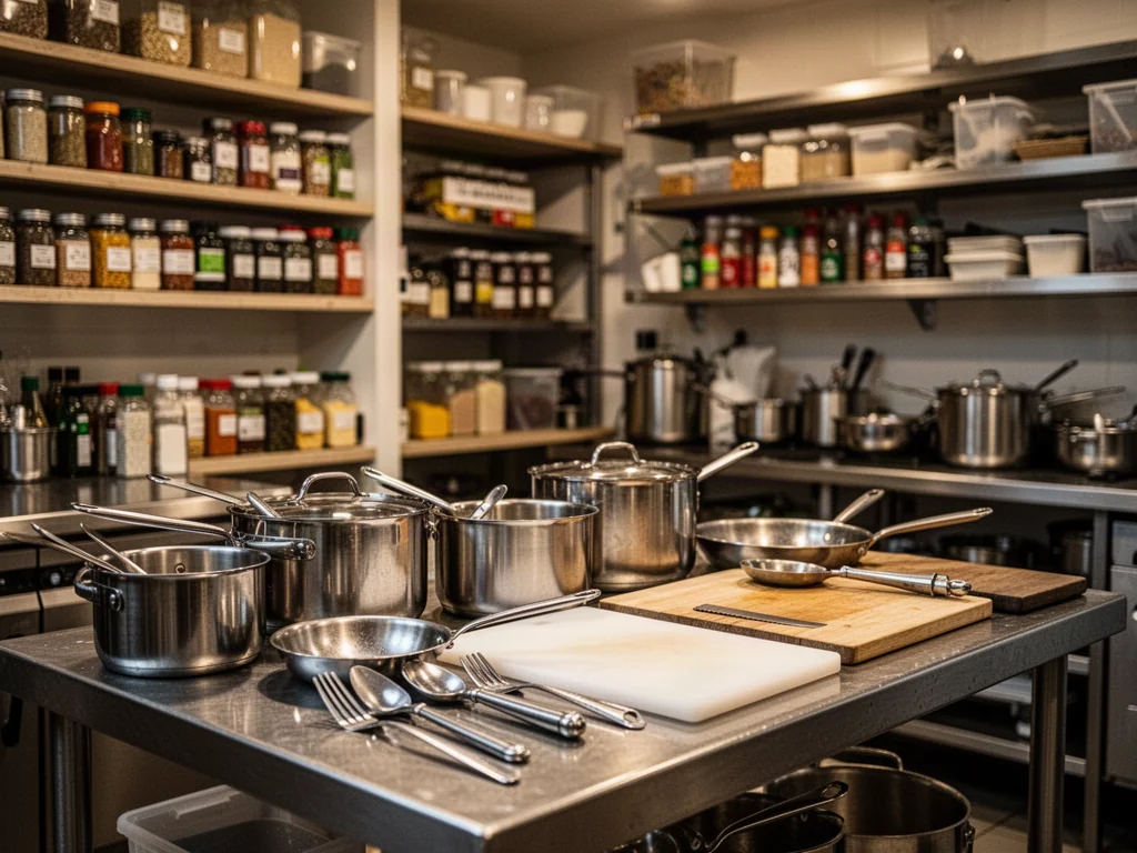 Wyposażenie zaplecza restauracji - co warto uwzględnić poza kuchnią?